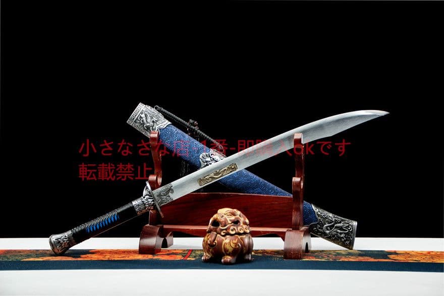 龍魂龍虎刀-高性能マンガン鋼  古兵器 武具　刀装具　日本刀　模造刀 居合刀