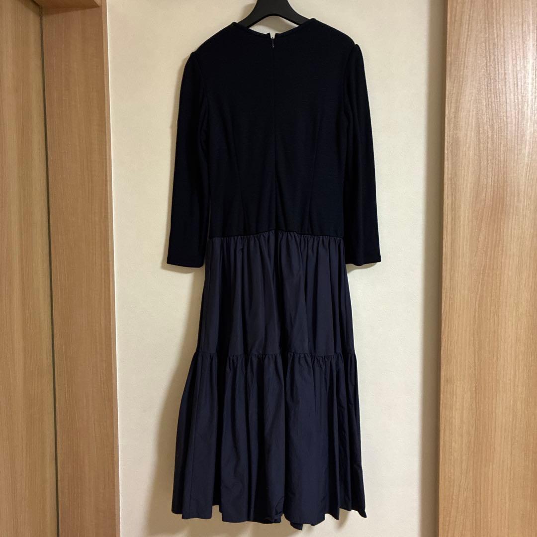 BORDERS at BALCONY ティアードロングワンピース