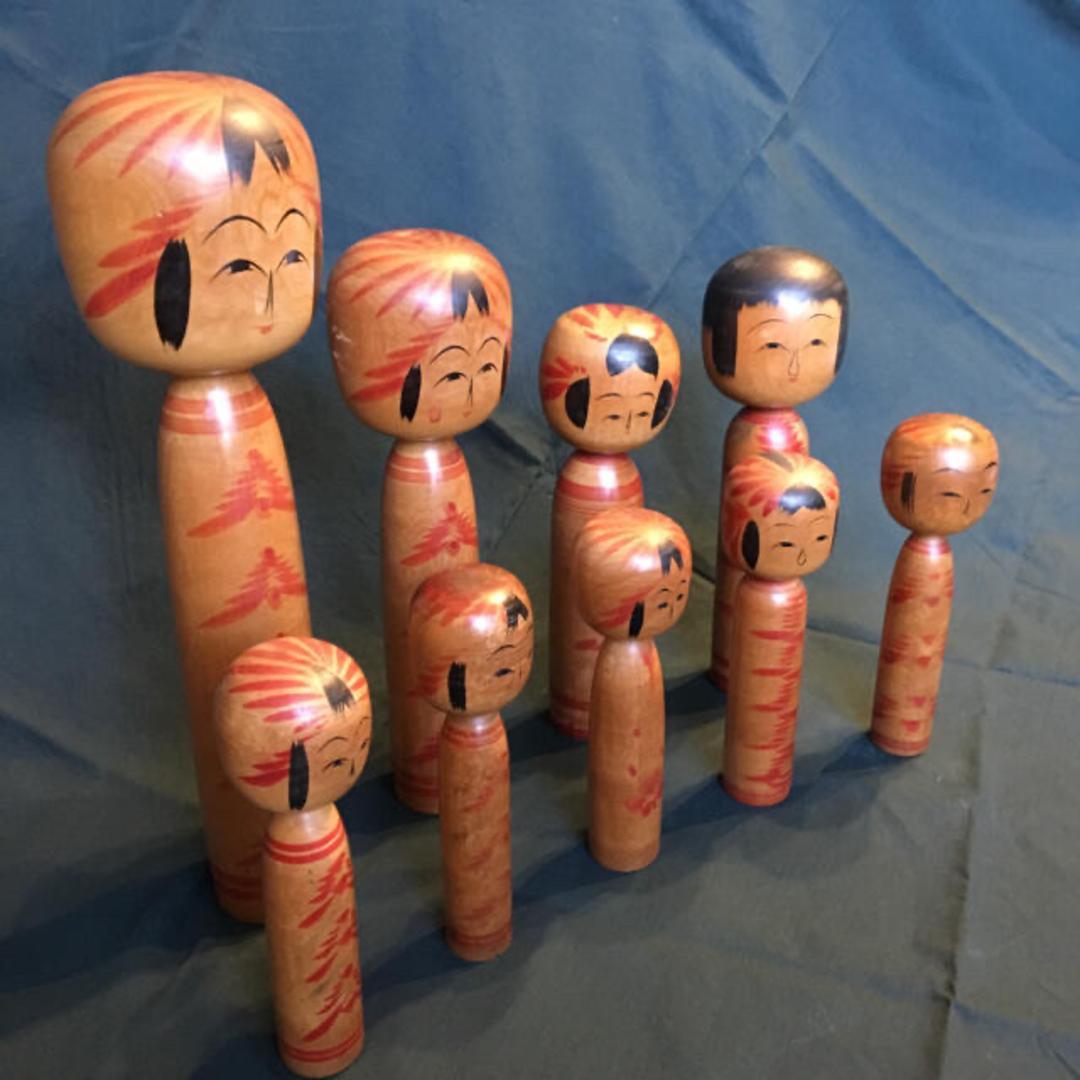 希少年代物 昭和レトロ 伝統こけし 古こけし