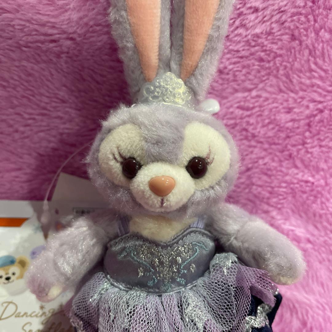 ダンシングスノーフレークス　ダッフィー　ステラルー　リーナベル　ぬいぐるみバッジ