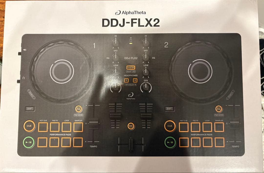 【DDJ FLX-2 DJコントローラー 】 箱・説明書・TypeCケーブル付き