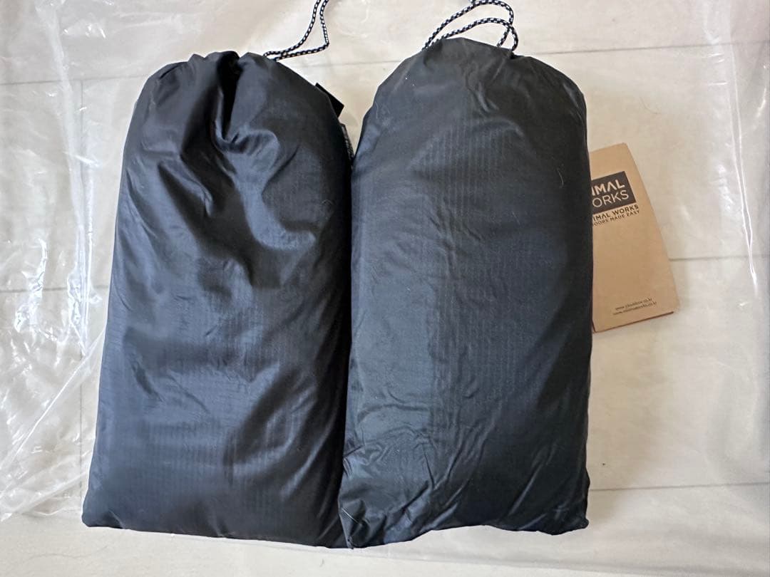 ミニマルワークス シェルターgh チャコール １回使用 フルセット