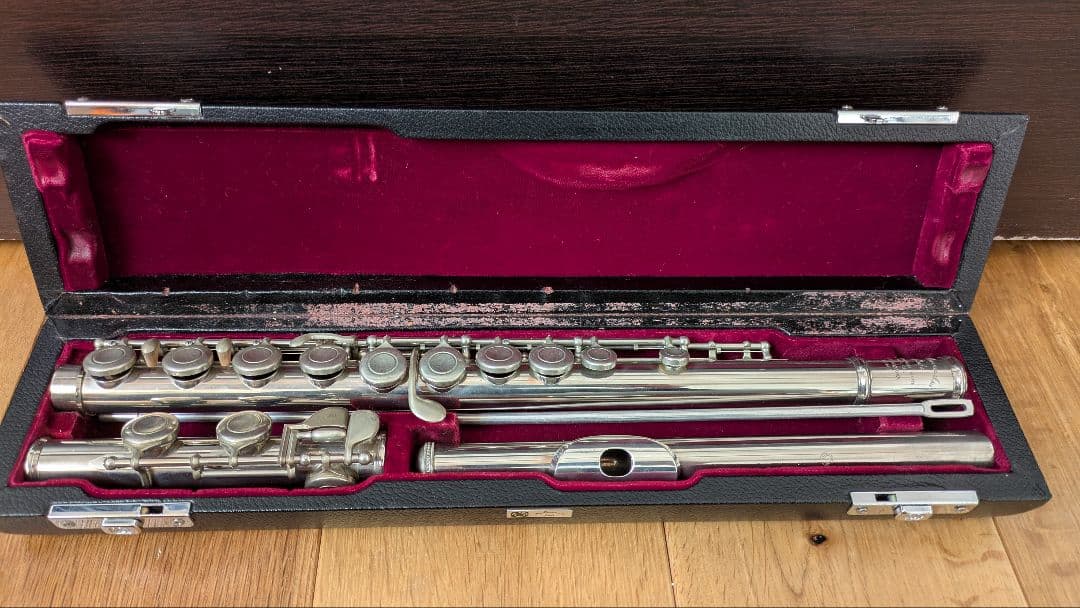 ムラマツ フルート 頭部管銀製 C管 Eメカ付き 音出し確認済