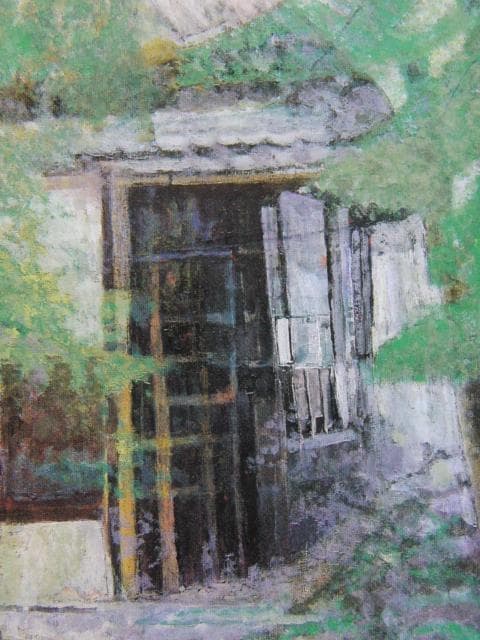 澤野文臣、閑居、希少な画集より、新品高級額装付、状態良好