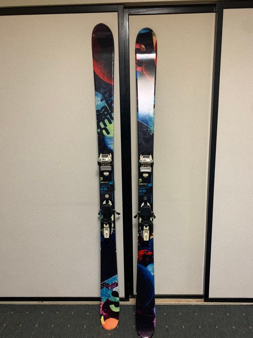 SALOMON Suspect 171cm スキー板 ビンディング付き