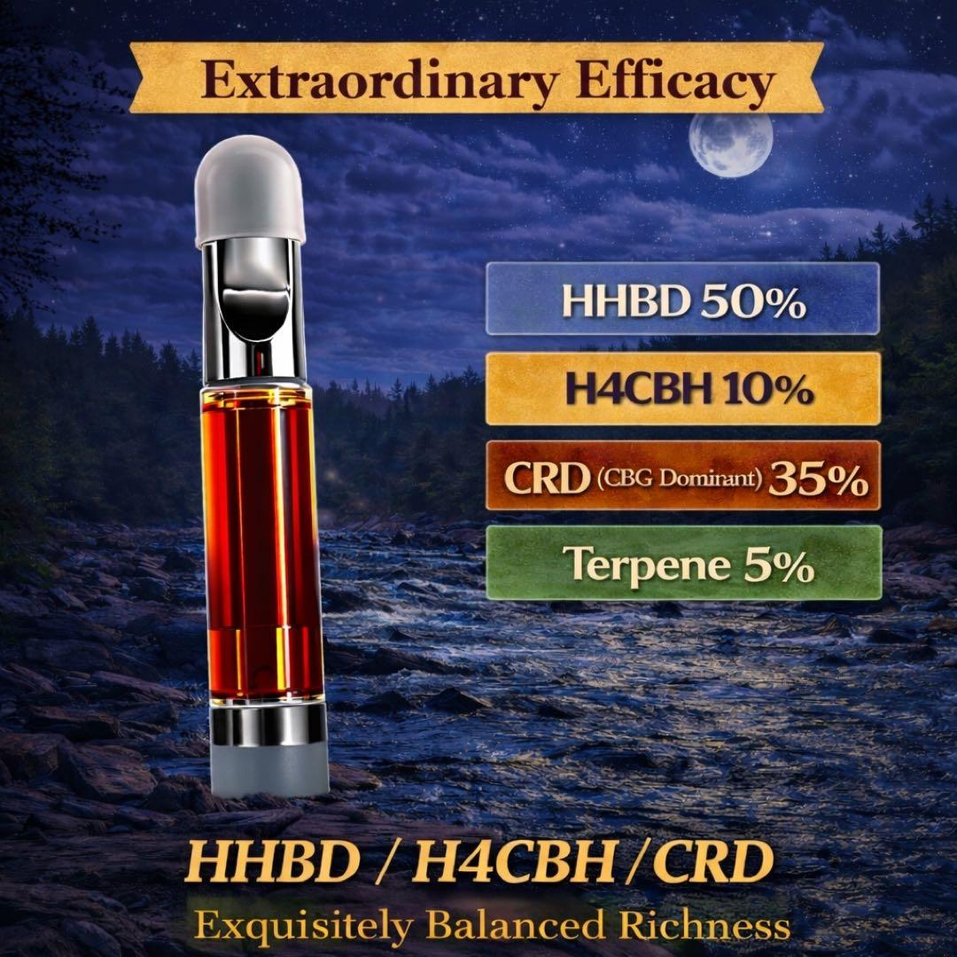 【New!】HHBD H4CBH CRD (CBG優勢) リキッド1㎖