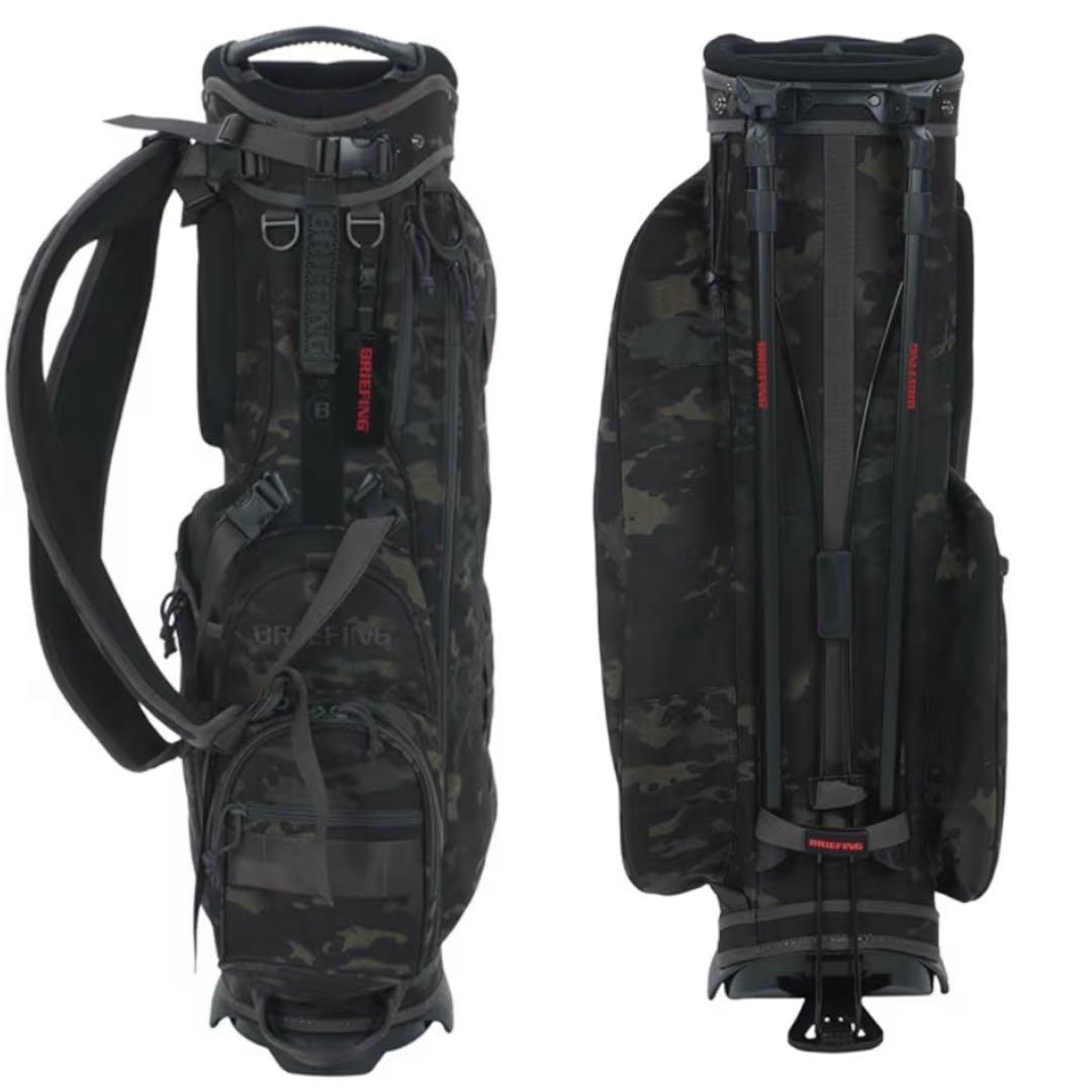 新品【BRIEFING ブリーフィング 】キャディバッグ カモフラ　ゴルフ