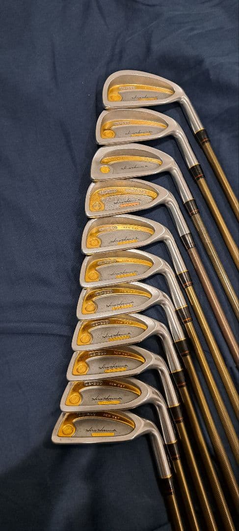 最高級 HONMA 5星 24金 純金 K24 LB280 NEWH&F 11本