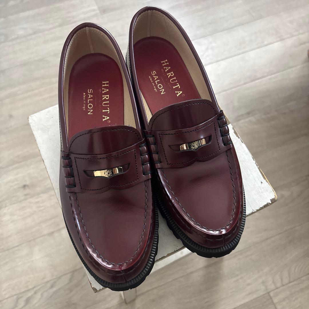 SALE！サロンアダムエロペ×HARUTA ローファー 25cm