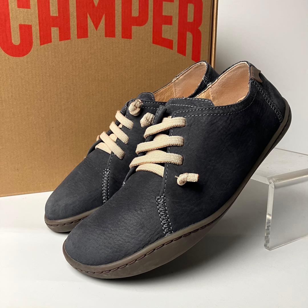 【未使用級】Camper PEU CAMI ペウカミ　シボレザー　NV 23cm