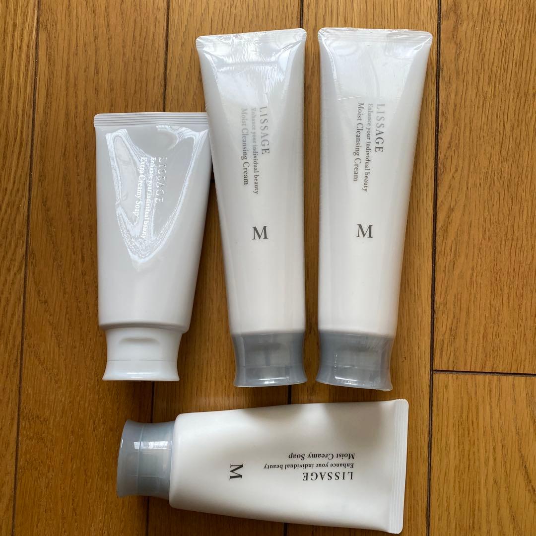 LISSAGE モイストクレンジングクリーム 2本とエクストラクリーミィソープ