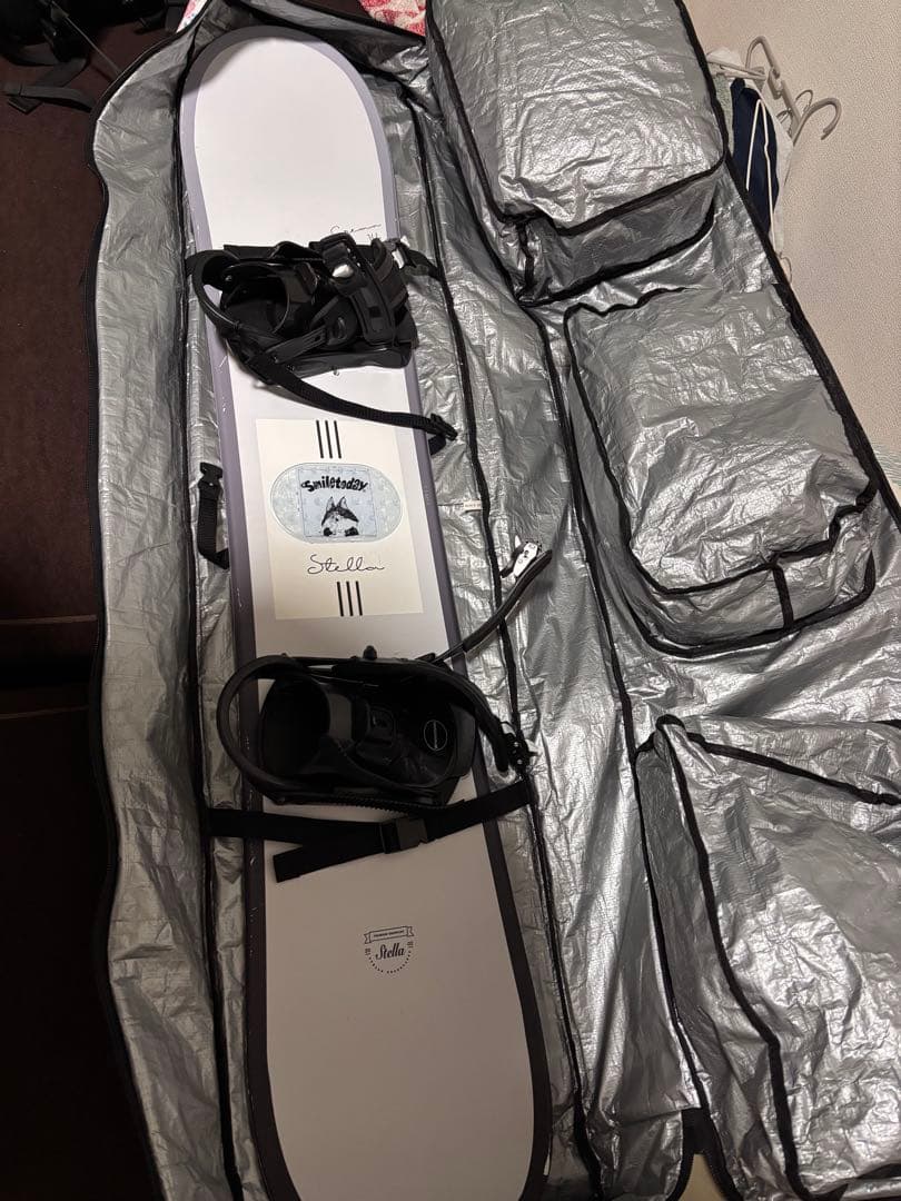 Stella スノーボード バインディング付き