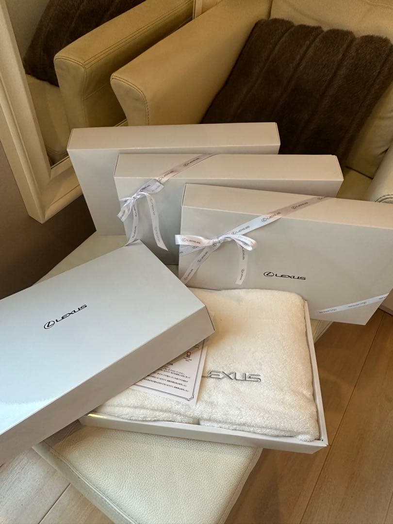 LEXUSレクサス オリジナルバスタオル４枚セット　ECOソフト今治タオル　新品