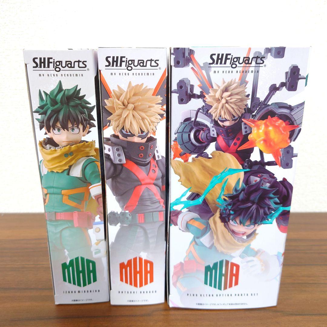 僕のヒーローアカデミア　S.H.F　緑谷出久　爆豪勝己　オプションパーツセット