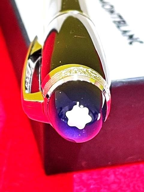 ほぼ未使用 モンブラン スターウォーカー プレシャスレジン F 万年筆 即送