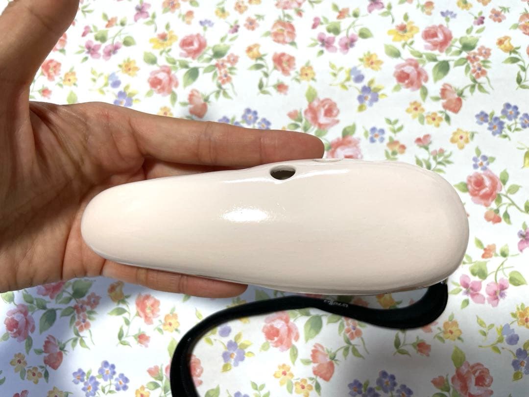 LYRISH オカリナ クリーム色 ケース付き