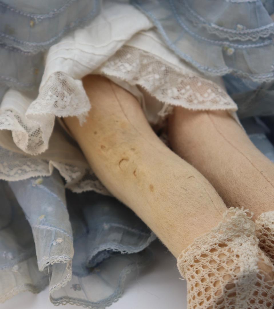 アンティーク・レンチ・ドール 45cm 虫喰いあり LENCH DOLL