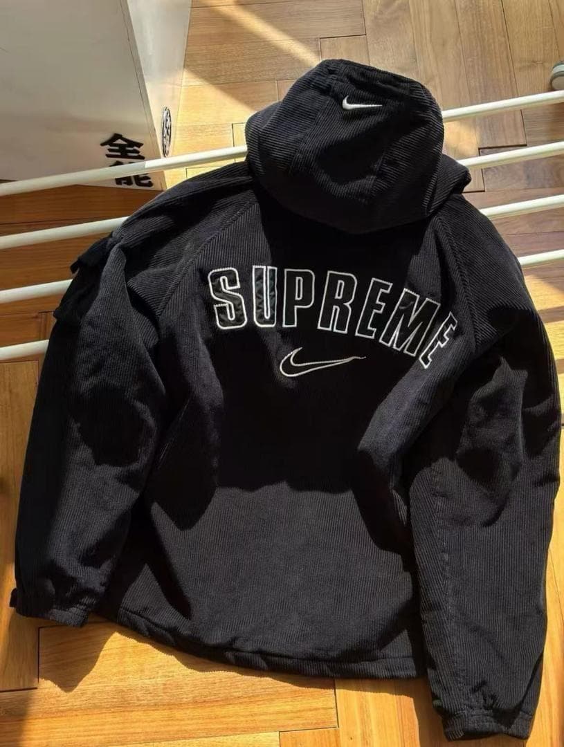 SUPREME コーデュロイジャケット 黒