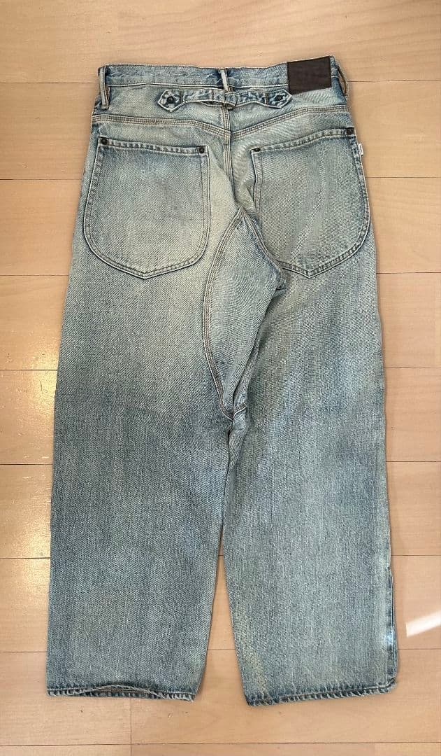 パンツ SUGARHILL FADED DOUBLE KNEE DENIM PANTS