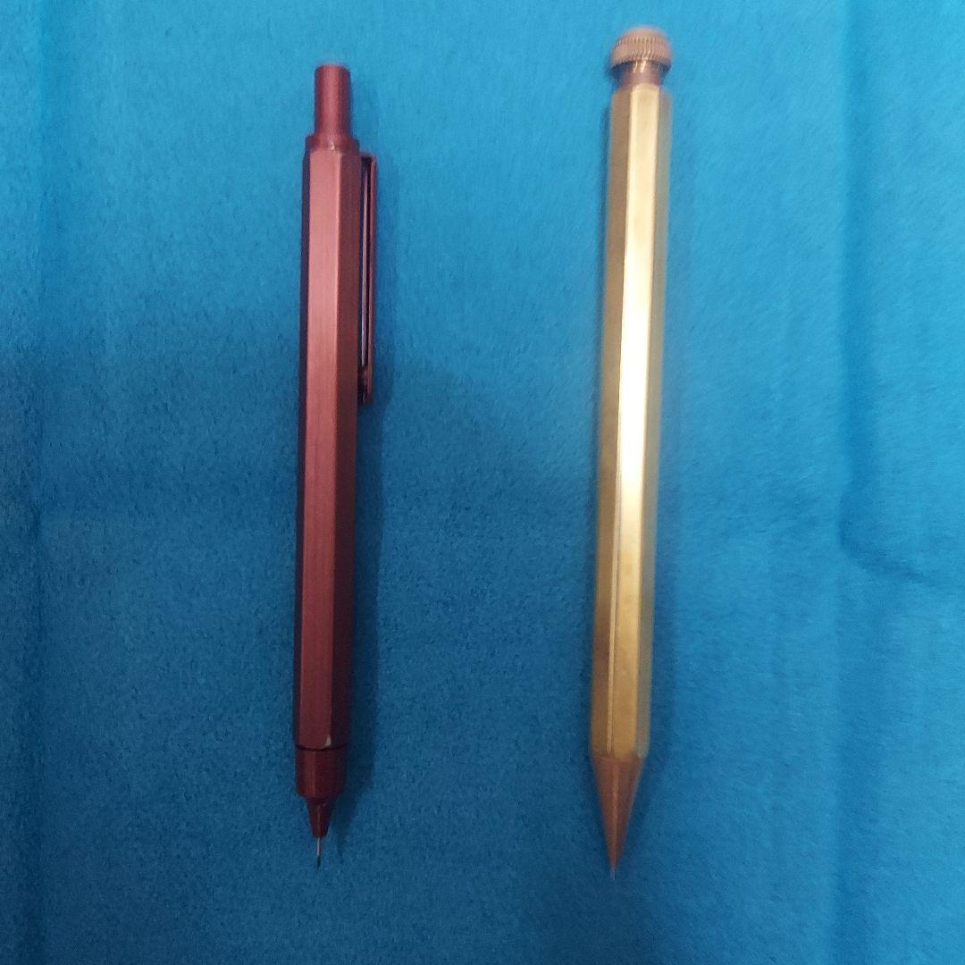 YOROKOBI 赤金色 六角形 シャープペンシル 本体