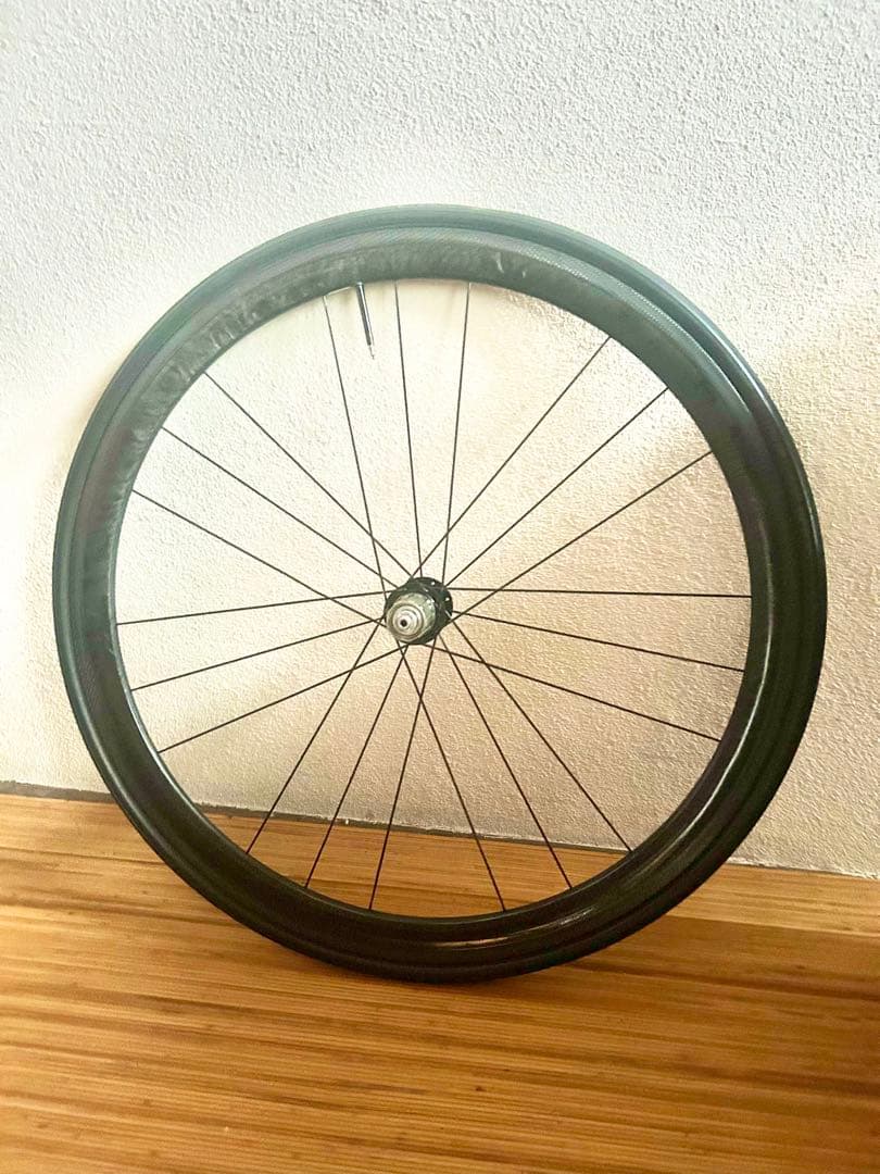 ◆TNIハブ仕様Carbonカーボンホイール後輪＆チューブラータイヤ付き◆