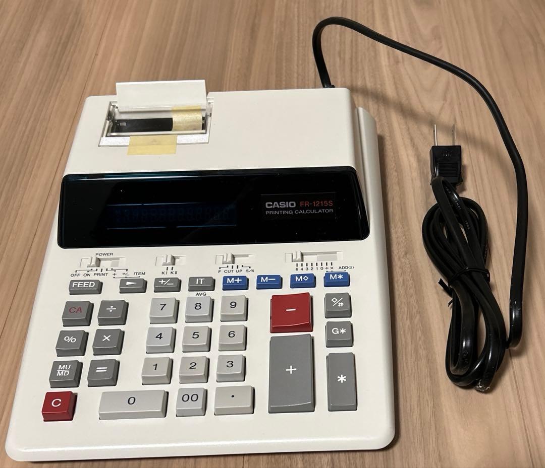 E*I様 【アンティーク】カシオ、電子式記録計算機、電卓、プリンター付き、FR-