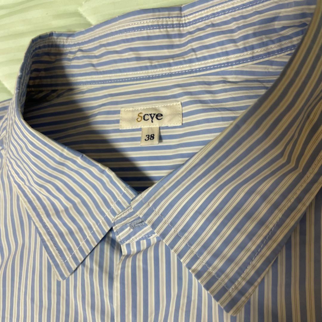 Scye ストライプシャツ