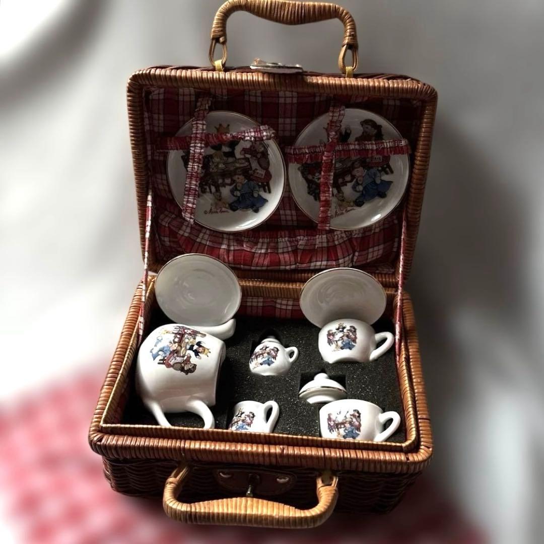 ロイターポーセリン×ケテクルーゼ ミニチュアティーセット ドイツ製ヴィンテージ