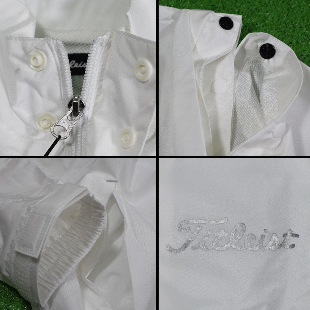 Titleist/タイトリスト ゴルフ 防風レインスーツ【ホワイト/LL】新品！