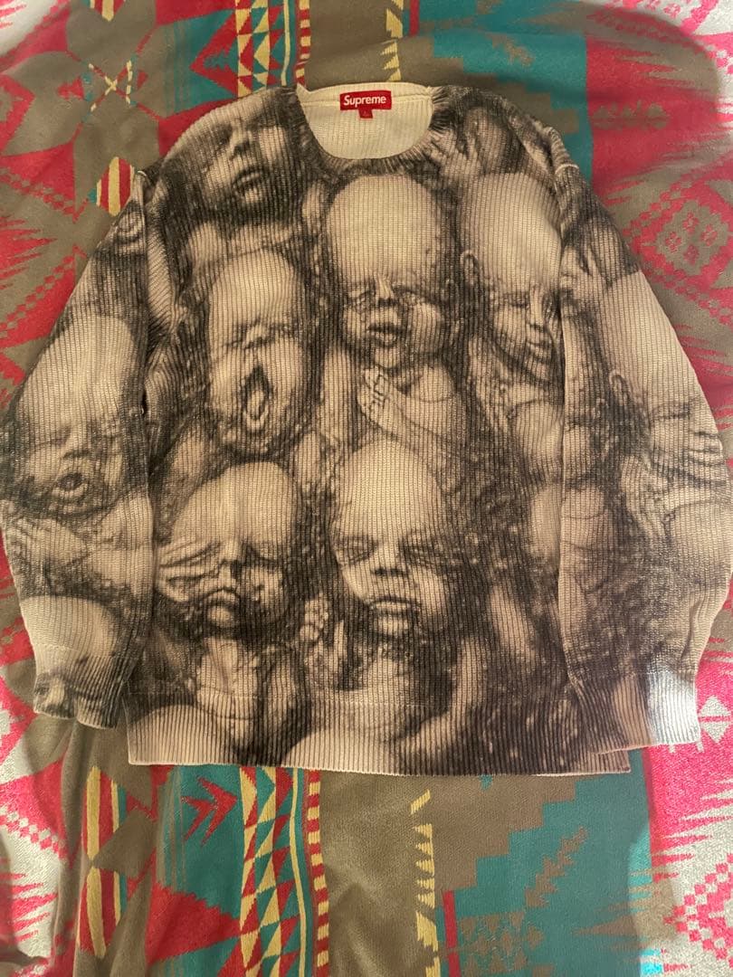 ［響］23AW Supreme× H.R.Giger Sweaterニット