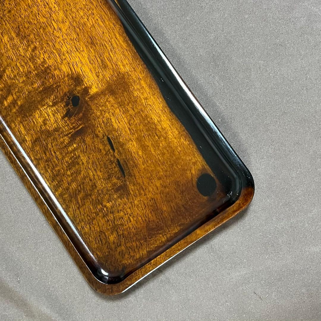 黒柿拭漆盆(くろがきふきうるしぼん) 286mm×130mm×18mm№9205