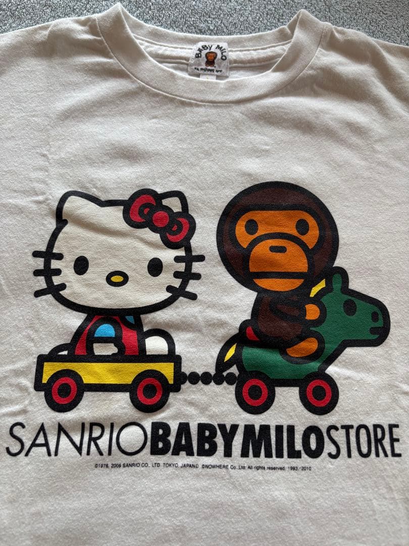 A BATHING APE BABY MILO キティ Tシャツ120