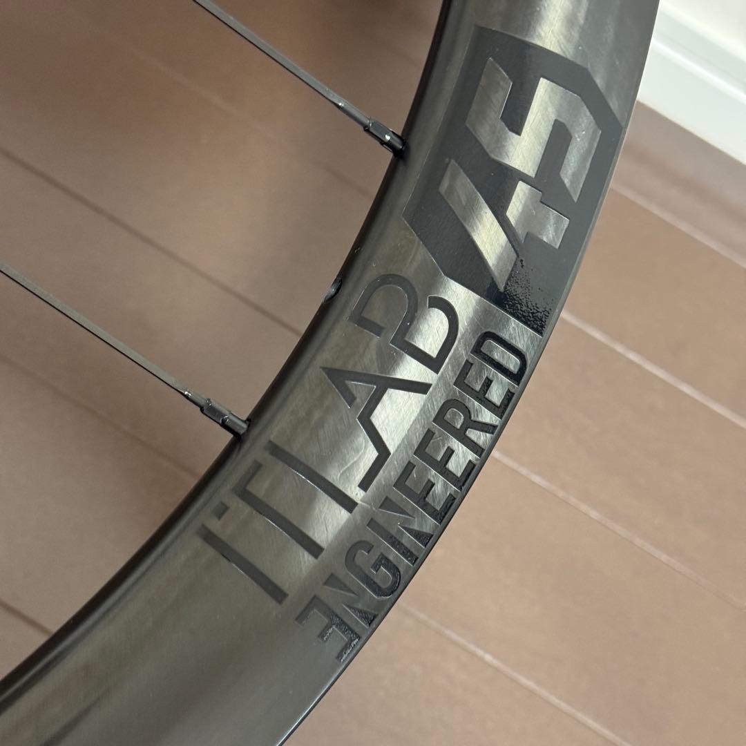 【美品】ITLAB45ホイール チタンスポーク シマノフリー