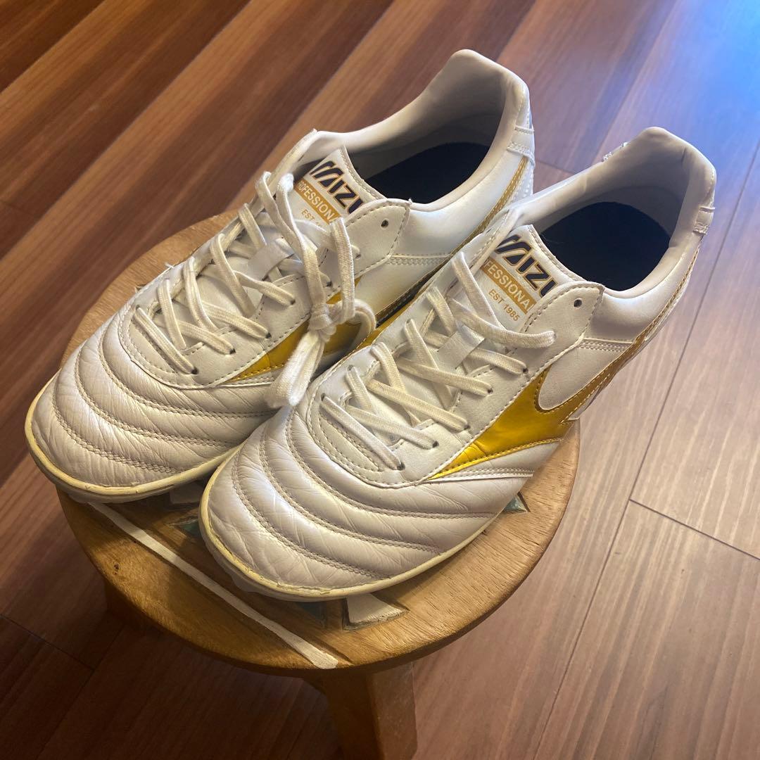 希少/ white×gold ✳︎Mizuno Morelia tf 26.5 ✳︎