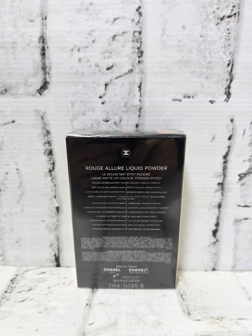 未開封 シャネル ルージュ アリュール リキッド パウダー3本セット