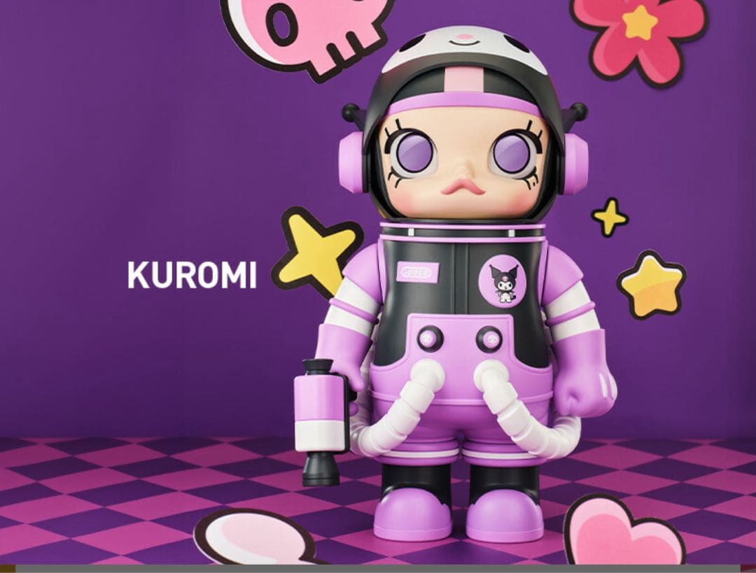 POPMART MEGASPACEMOLLY 400% サンリオ　KUROMI