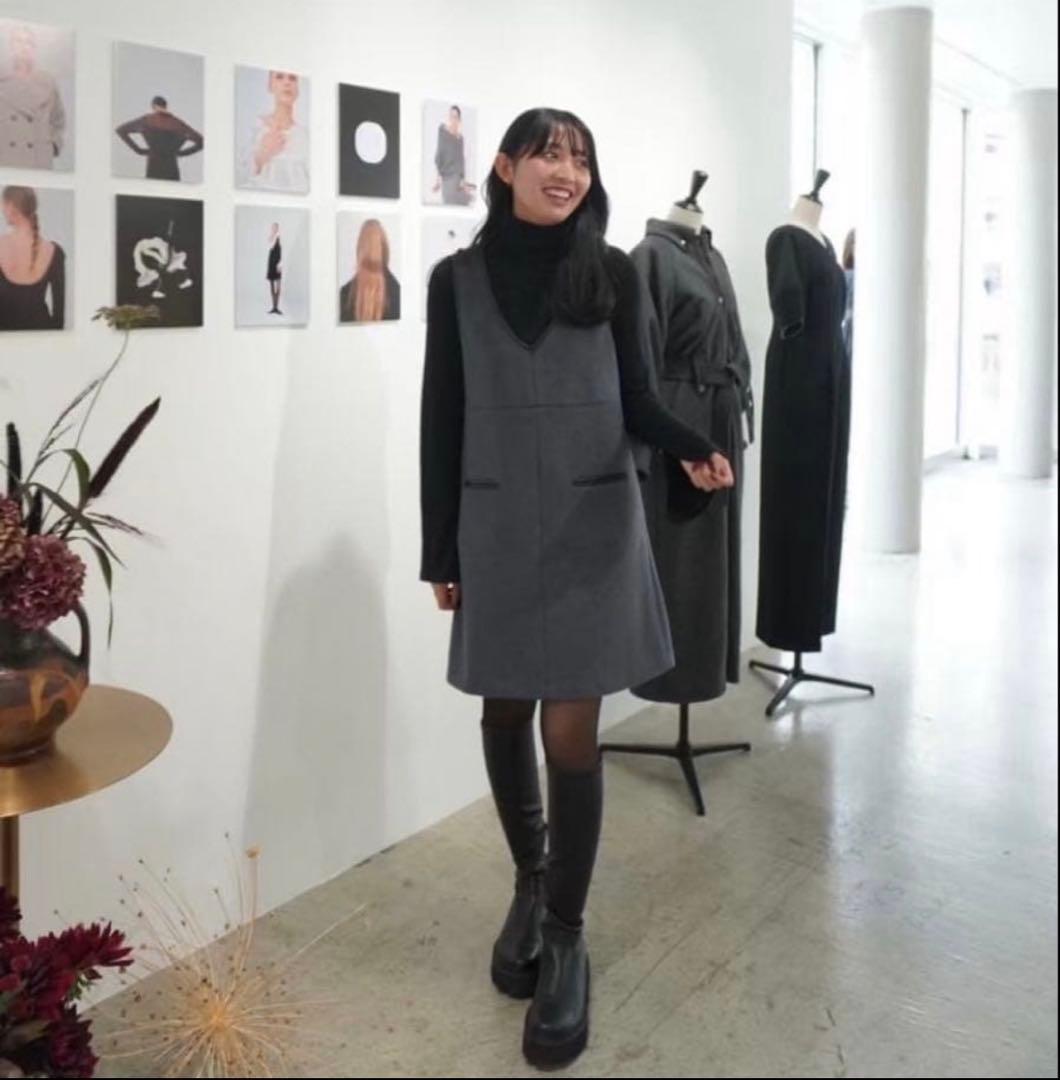 laubeblanc Trimmed Wool Jumper Dress ⋈﻿