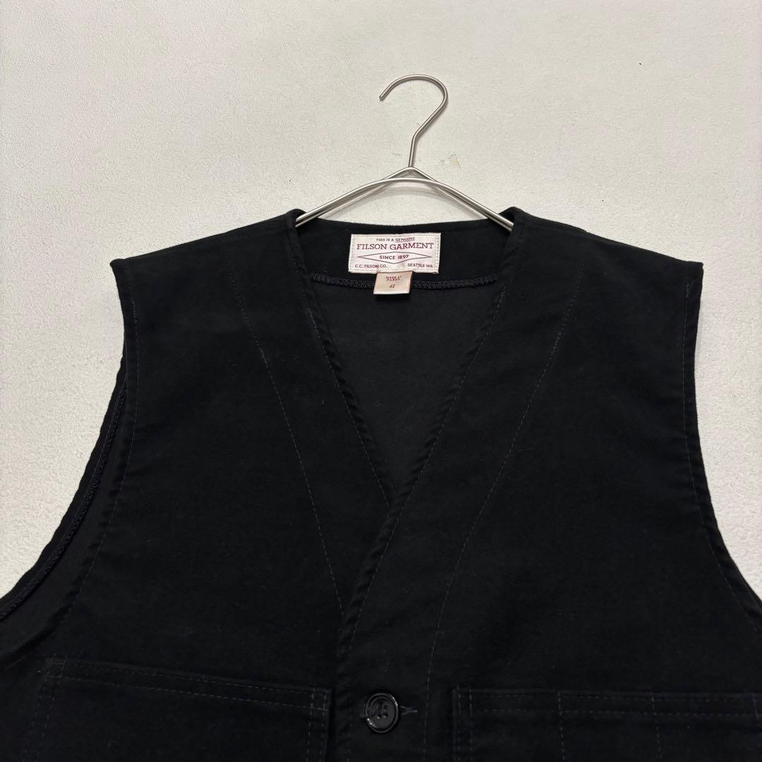 FILSON モールスキン ベスト ワーク ハンティング 42 XL マッキーノ