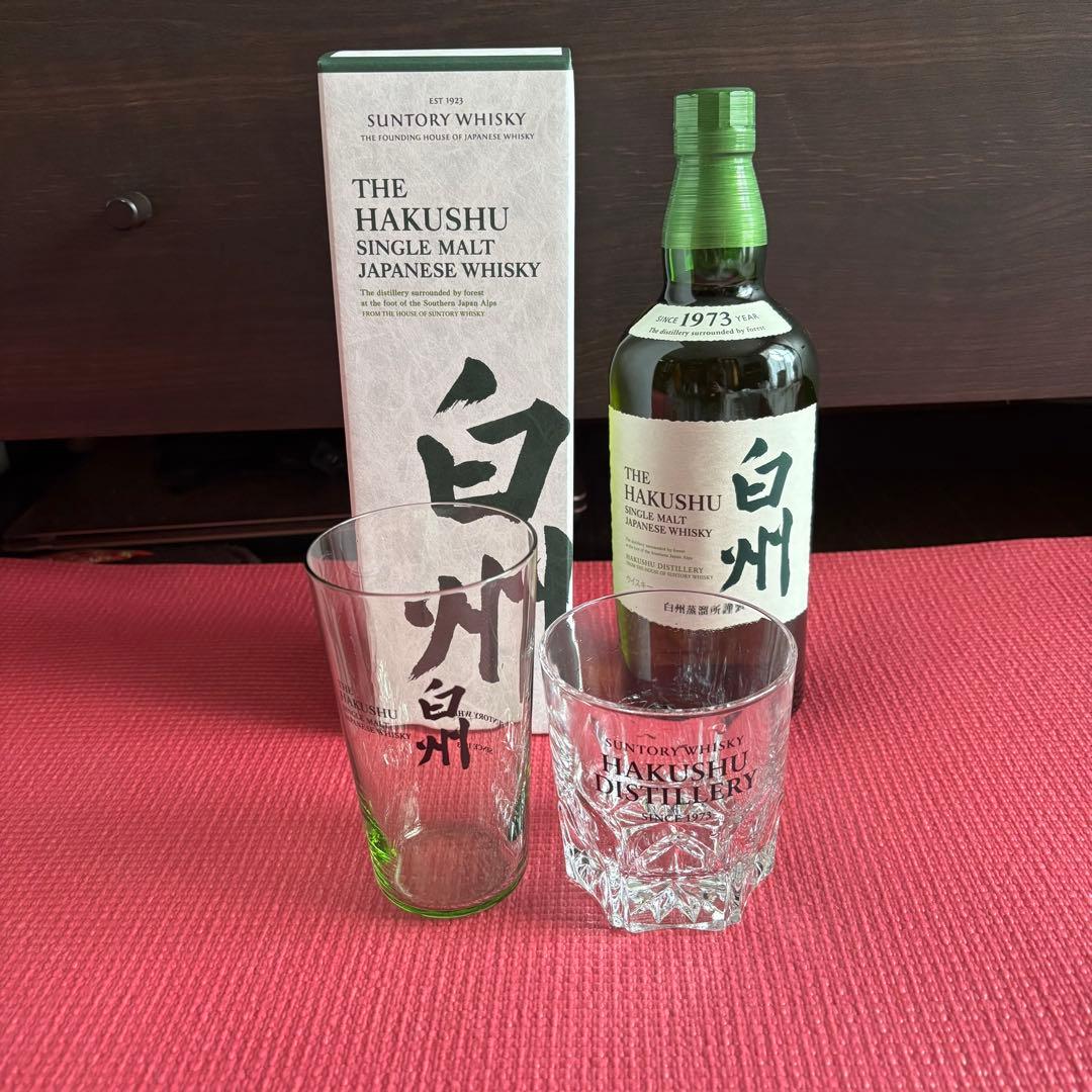 白州 ウイスキー 700ml ・グラス2個セット