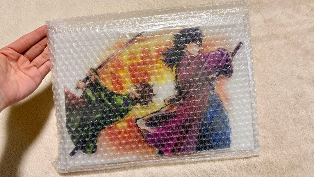 鬼滅の刃 C106 くじ「炭治郎と義勇」 A賞 「繋ぐ」ビッグアクリルスタンド