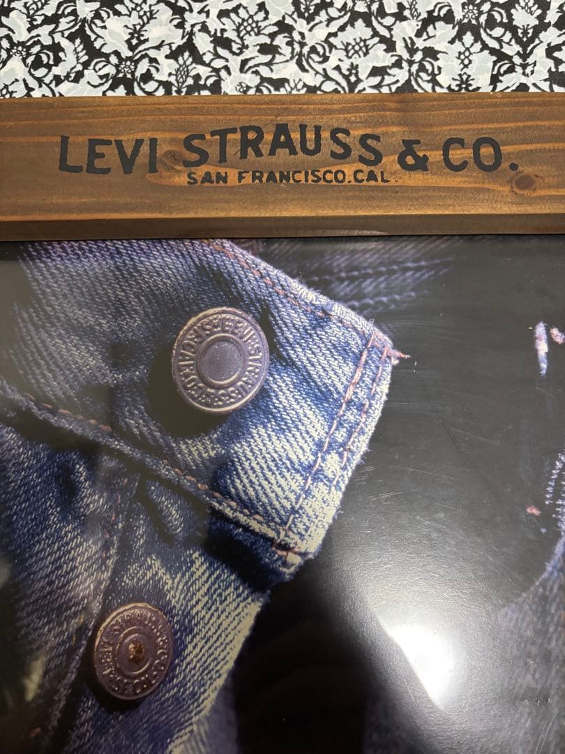 levI's リーバイス　501ジーンズ販促用看板　レア品　正規品