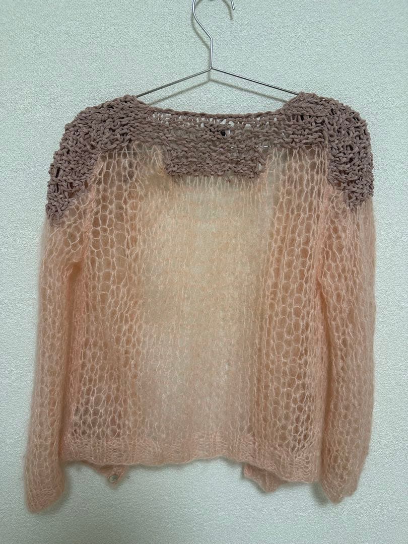 【美品】GUDRUN&GUDRUN モヘアニットカーディガン