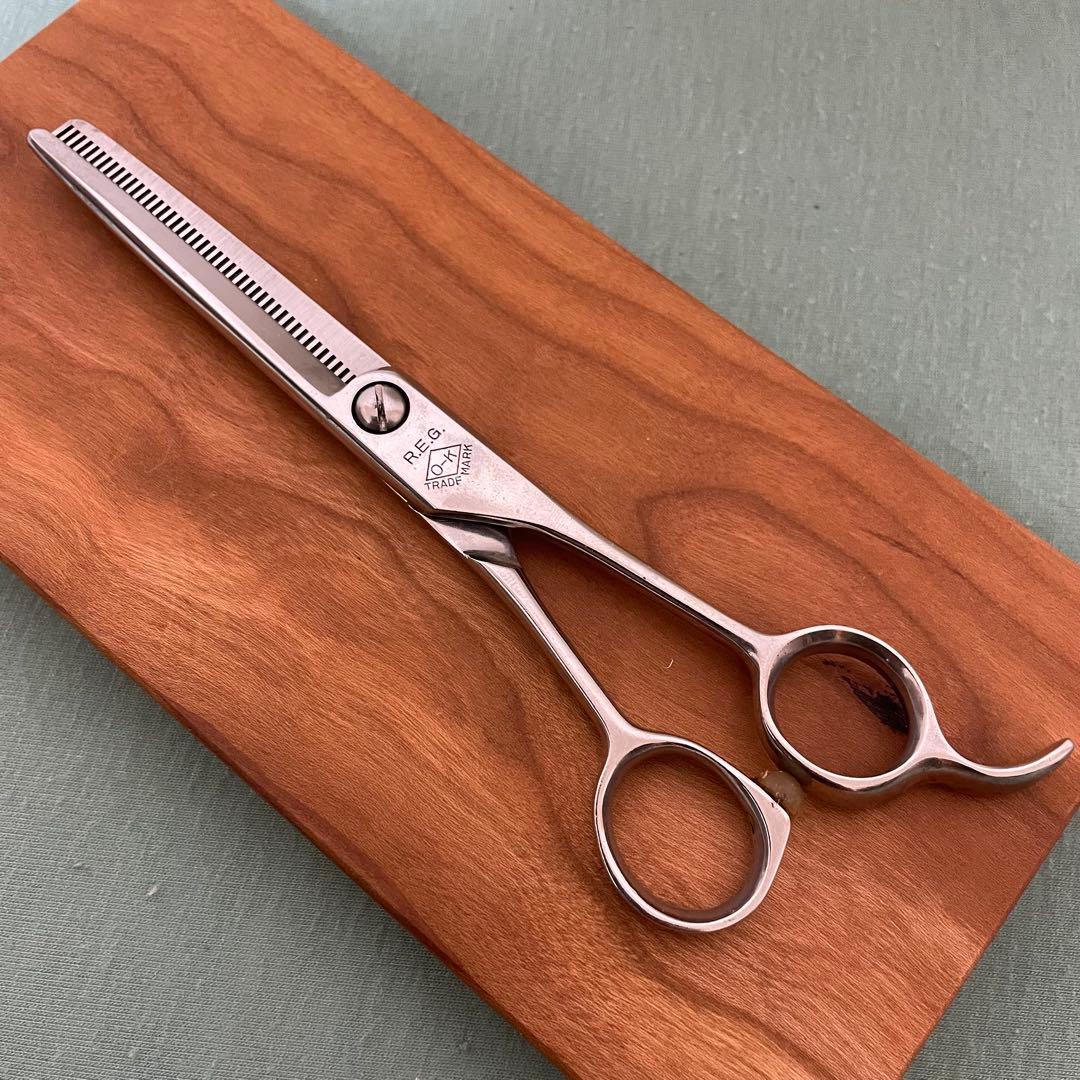 ザクザク切れる❗️《OKシザース》セニングシザー逆目45目