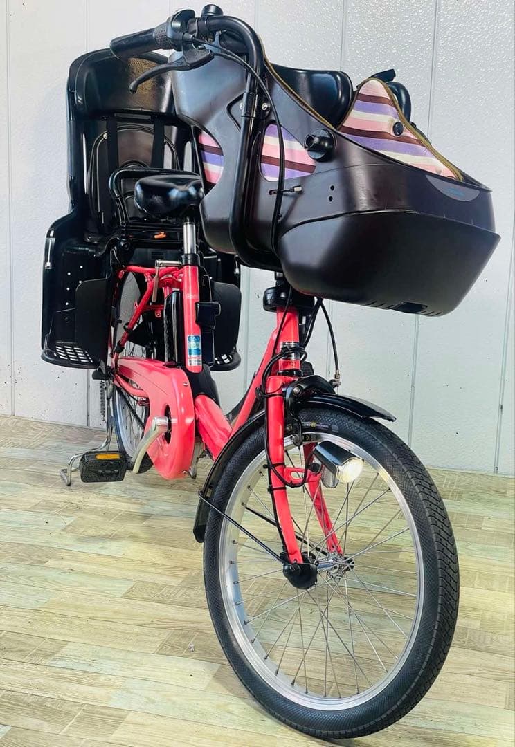★3093パナソニック12アンペア 20インチ子供乗せ電動アシスト自転車