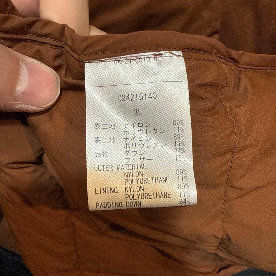 キャロウェイ ゴルフ アルペン別注 ダウンジャケット 3L