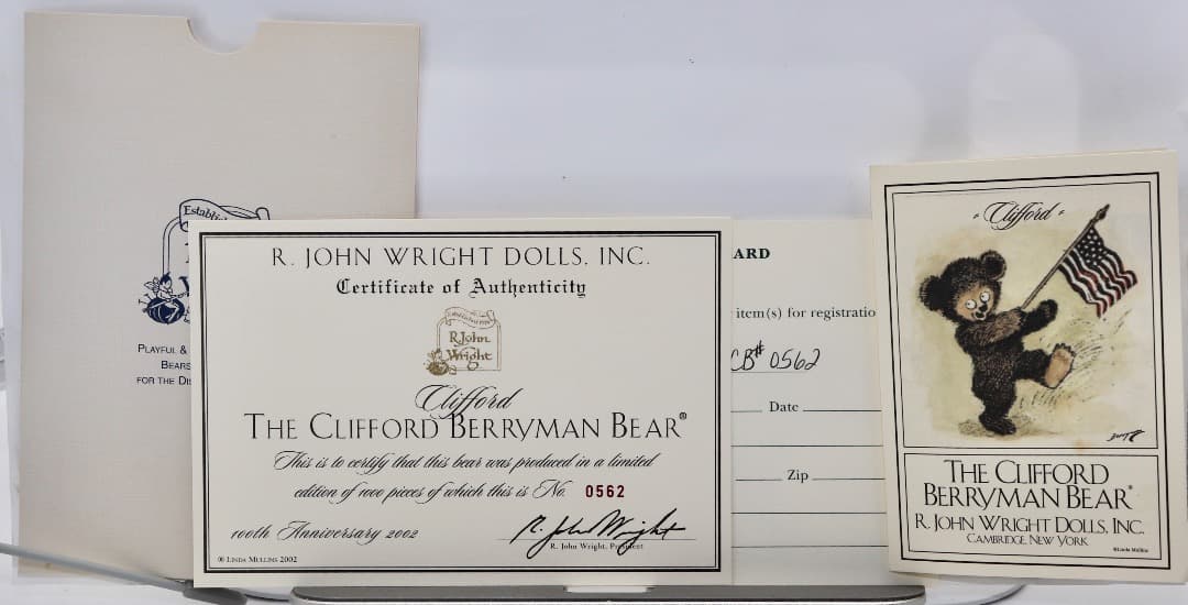 Clifford Berryman Bear 新品 R. John Wright
