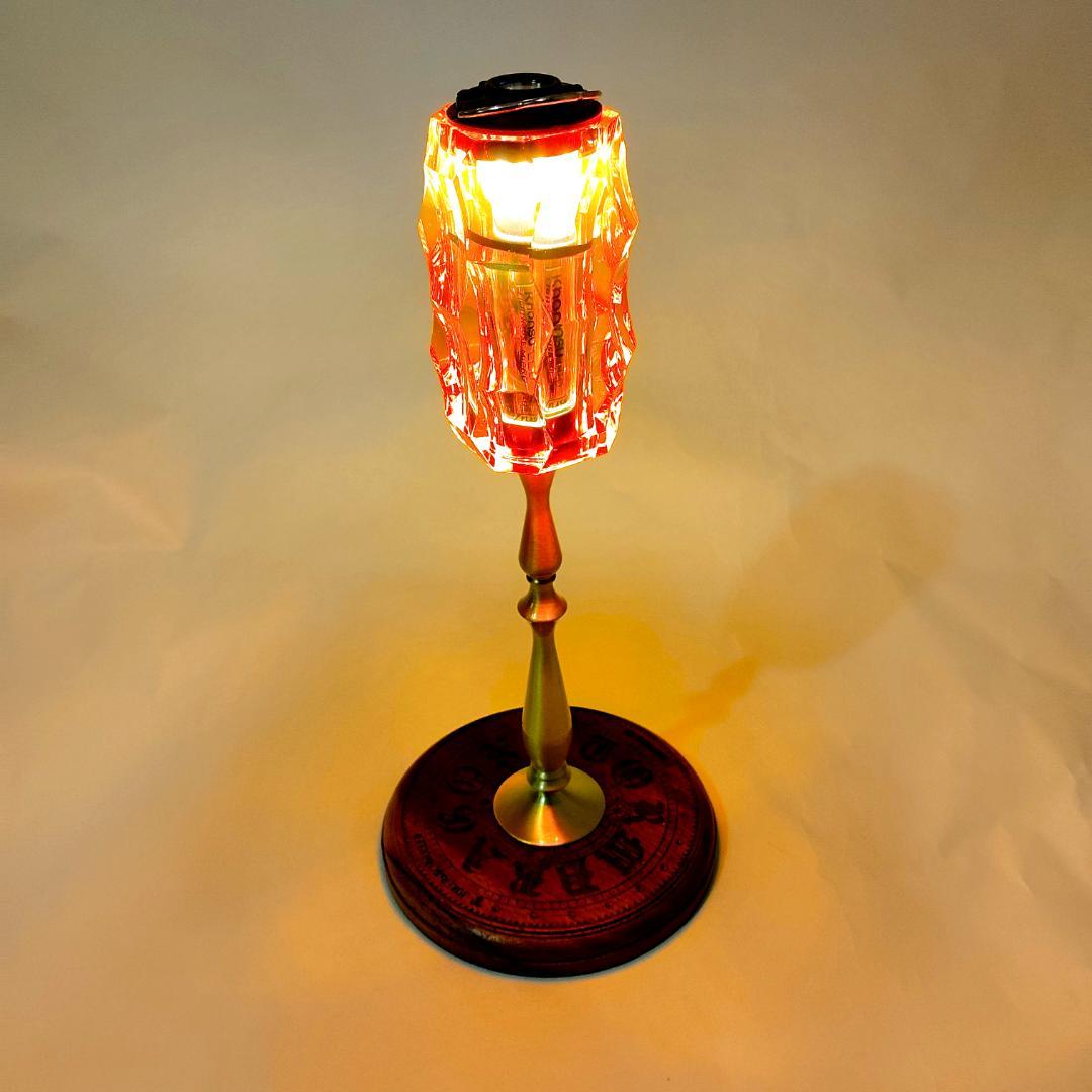 真鍮製　BRASS LAMP STAND　アクリルシェード　全フルセット