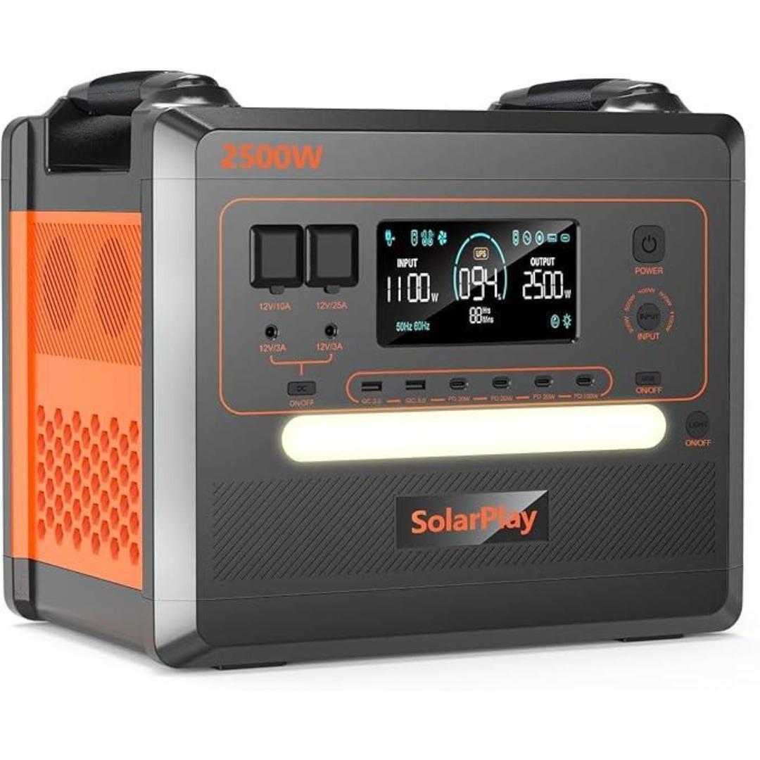 お買い得 新品未開封　大容量 ポータブル電源 2300Wh Solarplay