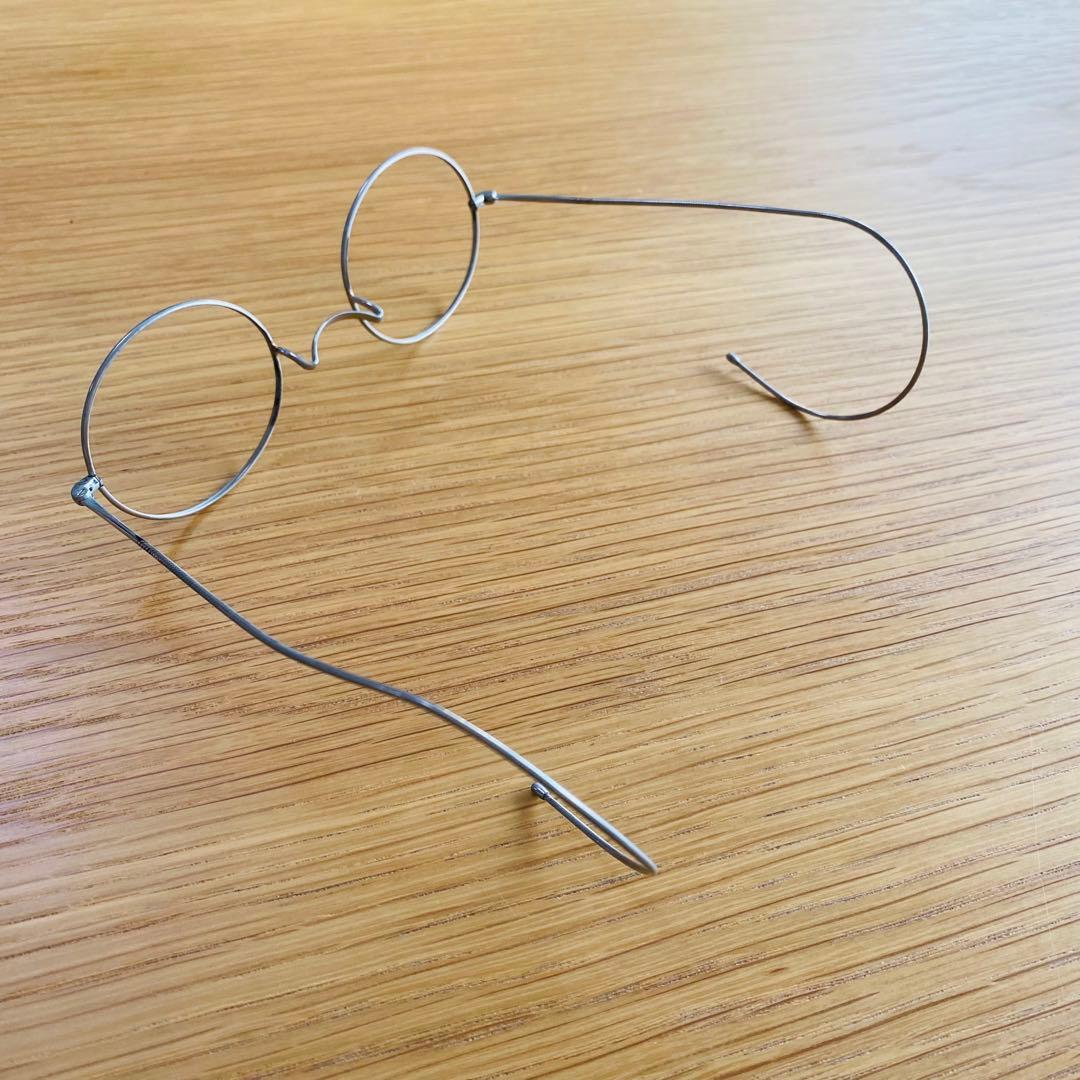 アンティーク 当時物 未使用品 一山 丸眼鏡 ２本 昭和 レトロ ヴィンテージ