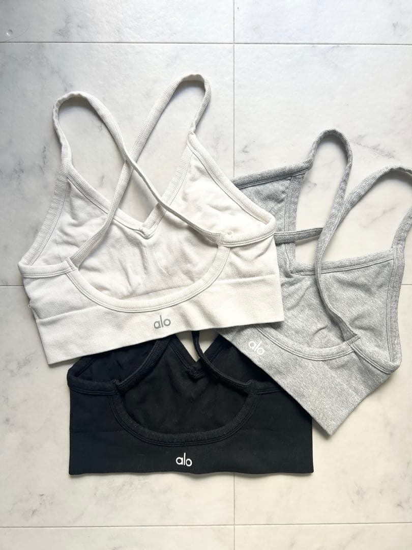 alo クロスストラップブラトップ 3点セット